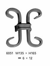 OL051 Forged Steel Picket Overlay