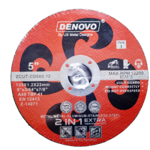 ZCUT-CD500.12 DENOVO 5in Cutting Discs 10pk