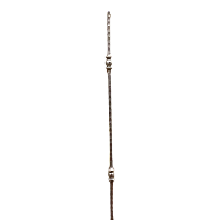 ABF06-2 Hammered 1/2" Baluster with Double Ball Design