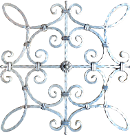 ABL082 Forged Aluminum Scroll Panel