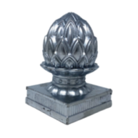 APC04-AP Aluminum Pineapple Post Cap 4in