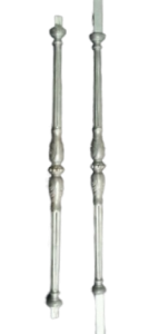 BF.2AL-34 Cast Aluminum Picket with Design 3/4in Fit