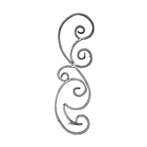BFR1518 -Forged Steel Granada Regency Scroll Panel