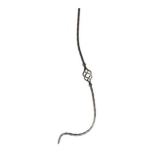 BF236 Steel Basket Belly Baluster