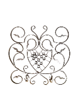 BL1625 Forged Steel Floral Panel