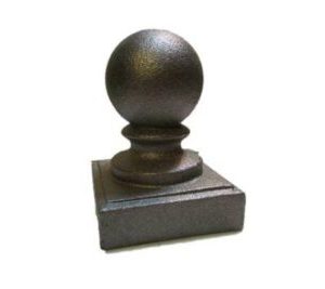 CP119-Cast Iron Ball Cap Fits 3in Sq