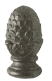 CSP-169 - Cast Steel Post Topper