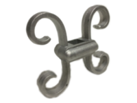 OLA-034 Double Sided Aluminum Picket Collar 3/4in