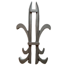 OLA-PC34 Die Cast Aluminum Picket Overlay 3/4in