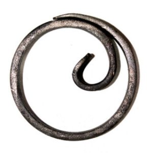 Ri106 Inner Fish Tail Steel Ring