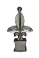 SP10-434AL-6 Fleur-de-lis Ball Tip Spear