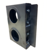 Steel Double Lockbox2-D