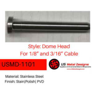 USMD-1101 Cable Connector 1/8" Cable