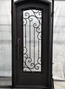 Hibiscus- Single Entry Eyebrow Door